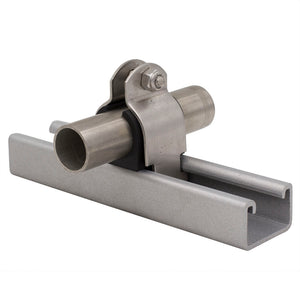1/4" O.D. 304 Stainless Steel Cushion Clamp