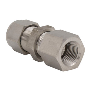 3/8" Tube O.D. x 3/8" FNPT Female Bulkhead Connector
