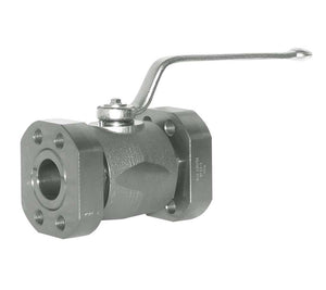 1-1/2" Code 61 Mating Flange Stainless Steel Ball Valve