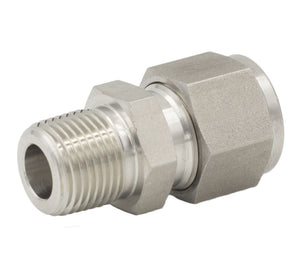 1/2" Tube O.D. x 1/8" NPT Male Connector Fitting