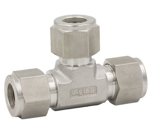 1-1/4" Tube Union Tee 316 Stainless Steel