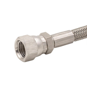 1/4" FJIC x 48" Long PTFE Stainless Steel Braided Hose