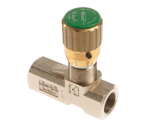 3/8" NPT Brass Flow Control Valve