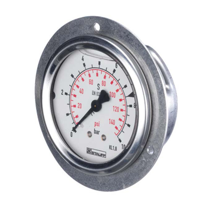 Stauff 0-3000PSI Panel Mount Pressure Gauge
