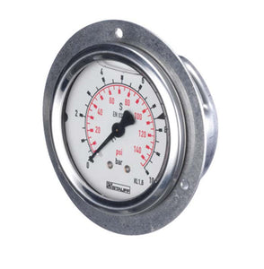 Stauff 0-100PSI Panel Mount Pressure Gauge