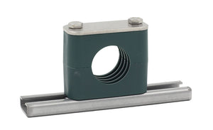 1-3/4" Tube Rail Mount Stauff Clamp, 304 Stainless Steel Hardware