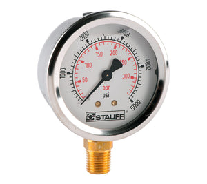 Stauff 0-7500PSI Pressure Gauge