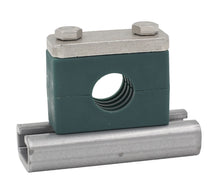 Load image into Gallery viewer, 2&quot; Pipe Heavy Series Rail Mount Clamp 316 Stainless Steel Hardware
