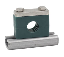 Load image into Gallery viewer, 2-1/4&quot; Tube Heavy Series Rail Mount Clamp 304 Stainless Steel Hardware
