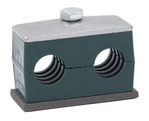 3/4" Tube Clamp Stauff Twin Series Carbon Steel Hardware