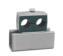 Load image into Gallery viewer, 3/8&quot; Pipe Twin Series Strut Mount Clamp 316 Stainless Steel Hardware
