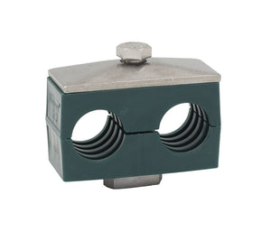 7/8" Tube Twin Series Rail Mount 304 Stainless Steel Hardware
